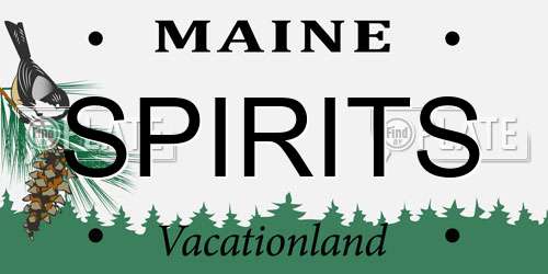 SPIRITS Maine License Plate