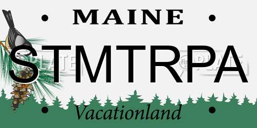 STMTRPA Maine License Plate