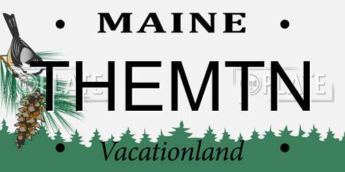 THEMTN Maine License Plate