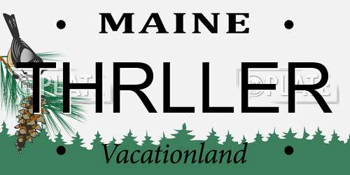 THRLLER Maine License Plate