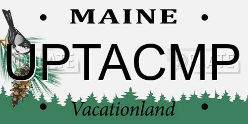 UPTACMP Maine License Plate