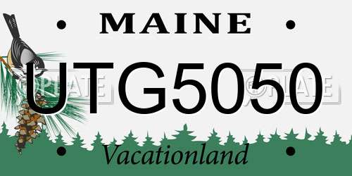 UTG5050 Maine License Plate