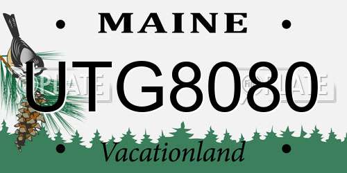 UTG8080 Maine License Plate