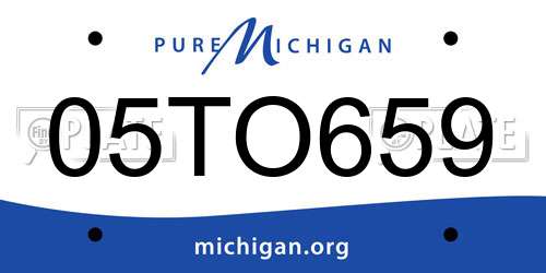 05TO659 Michigan License Plate