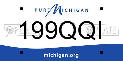 199QQI Michigan License Plate