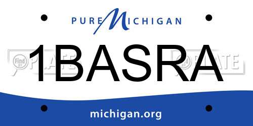 1BASRA Michigan License Plate