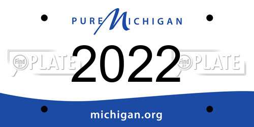 2022 Michigan License Plate