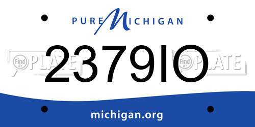 2379IO Michigan License Plate