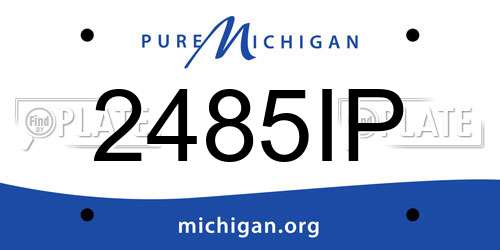 2485IP Michigan License Plate