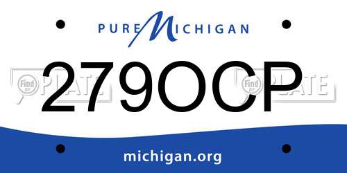 279OCP Michigan License Plate