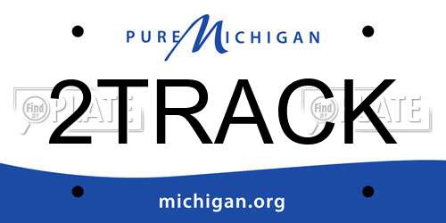 2TRACK Michigan License Plate