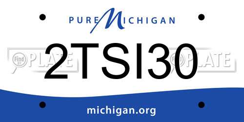 2TSI30 Michigan License Plate