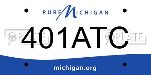 401ATC Michigan License Plate