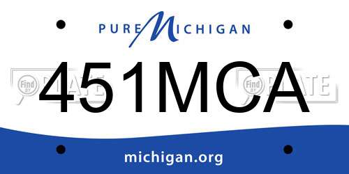 451MCA Michigan License Plate