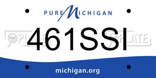 461SSI Michigan License Plate
