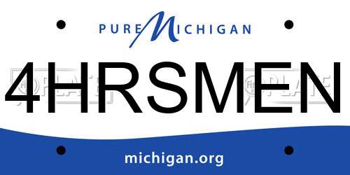 4HRSMEN Michigan License Plate