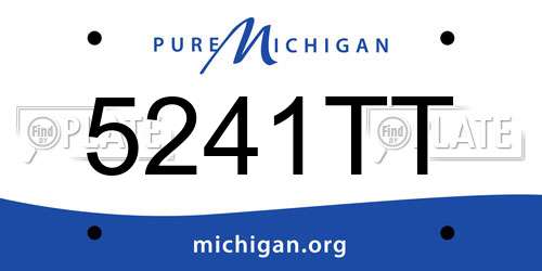 5241TT Michigan License Plate