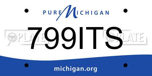 799ITS Michigan License Plate