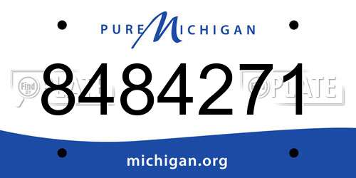 8484271 Michigan License Plate