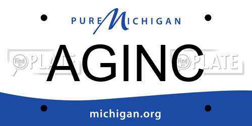 AGINC Michigan License Plate