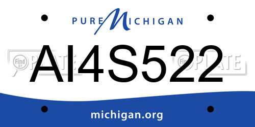 AI4S522 Michigan License Plate