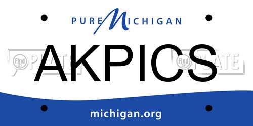 AKPICS Michigan License Plate