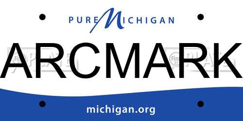 ARCMARK Michigan License Plate