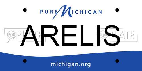 ARELIS Michigan License Plate