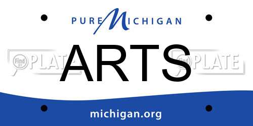 ARTS Michigan License Plate