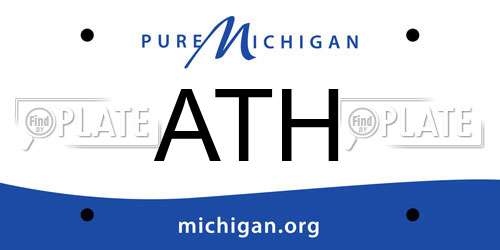 ATH Michigan License Plate