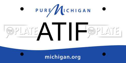 ATIF Michigan License Plate