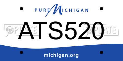 ATS520 Michigan License Plate