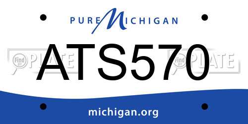 ATS570 Michigan License Plate