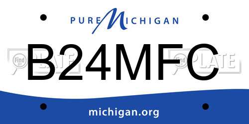 B24MFC Michigan License Plate
