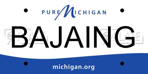 BAJAING Michigan License Plate