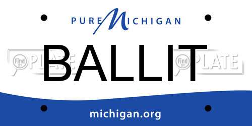 BALLIT Michigan License Plate