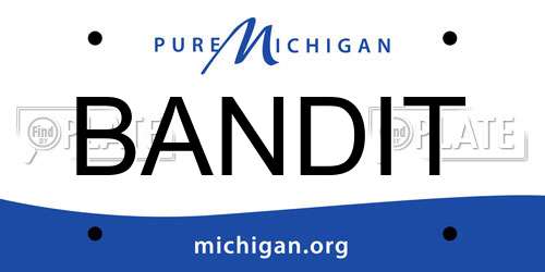 BANDIT Michigan License Plate