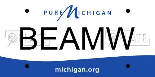 BEAMW Michigan License Plate