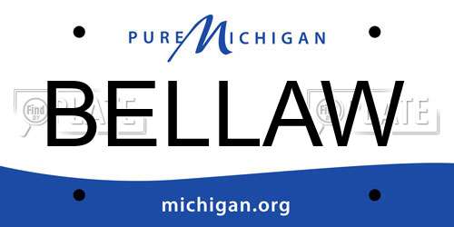 BELLAW Michigan License Plate