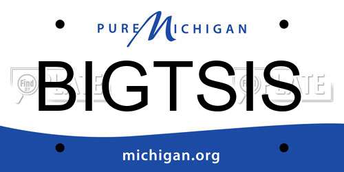 BIGTSIS Michigan License Plate