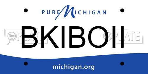 BKIBOII Michigan License Plate