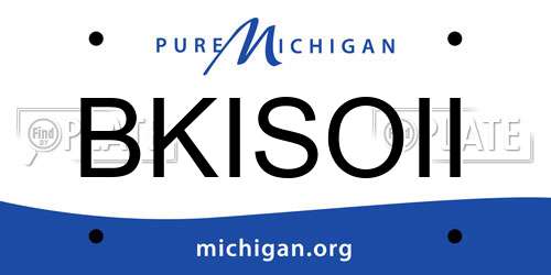 BKISOII Michigan License Plate