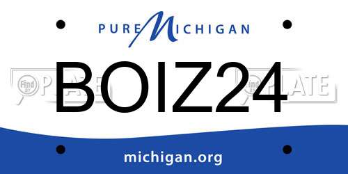 BOIZ24 Michigan License Plate