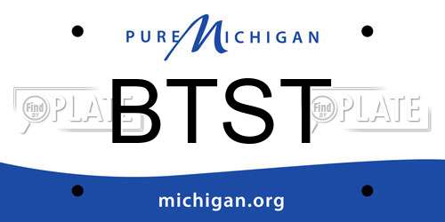 BTST Michigan License Plate