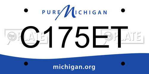 C175ET Michigan License Plate