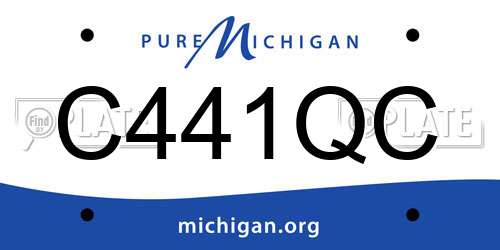 C441QC Michigan License Plate