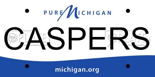 CASPERS Michigan License Plate