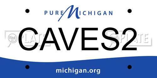 CAVES2 Michigan License Plate
