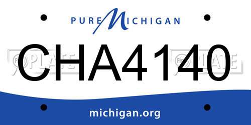CHA4140 Michigan License Plate