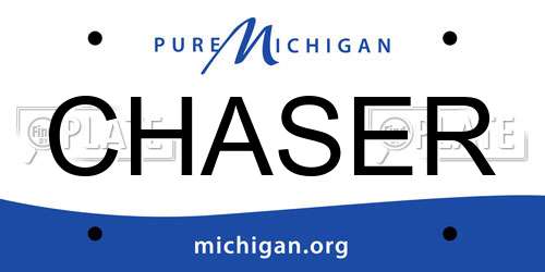 CHASER Michigan License Plate